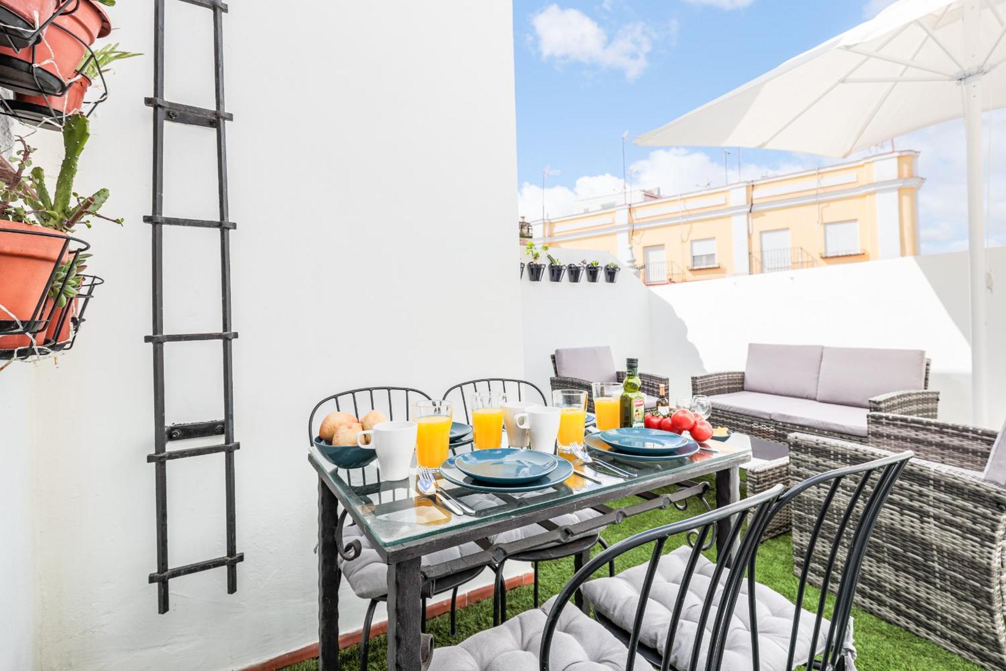 Bonito Duplex Con Terraza Calle Feria * Sevilla